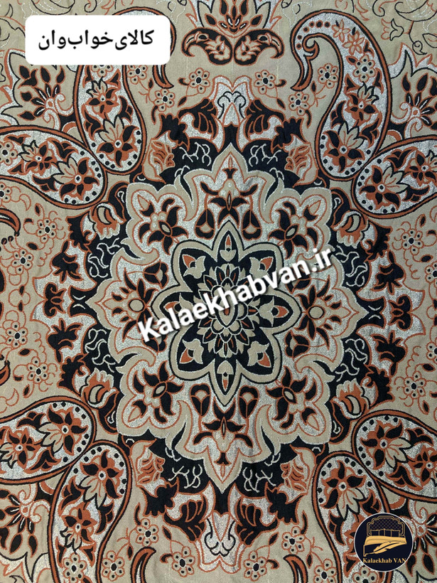 لحاف کرسی گردویی طرح نسترن دست دوز کدdf77023