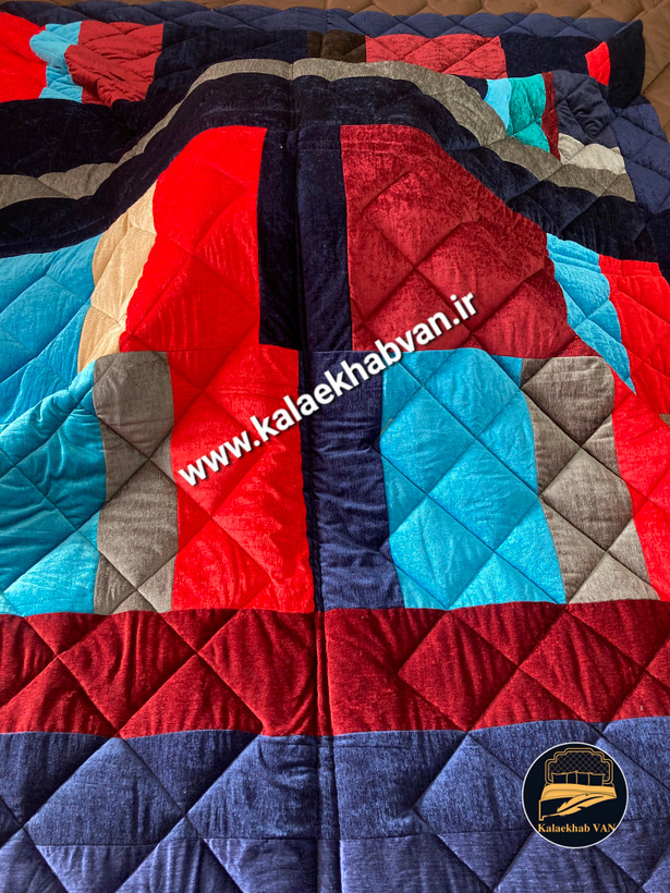 لحاف کرسی مخمل 40 تیکه 10رنگ درهم su55896