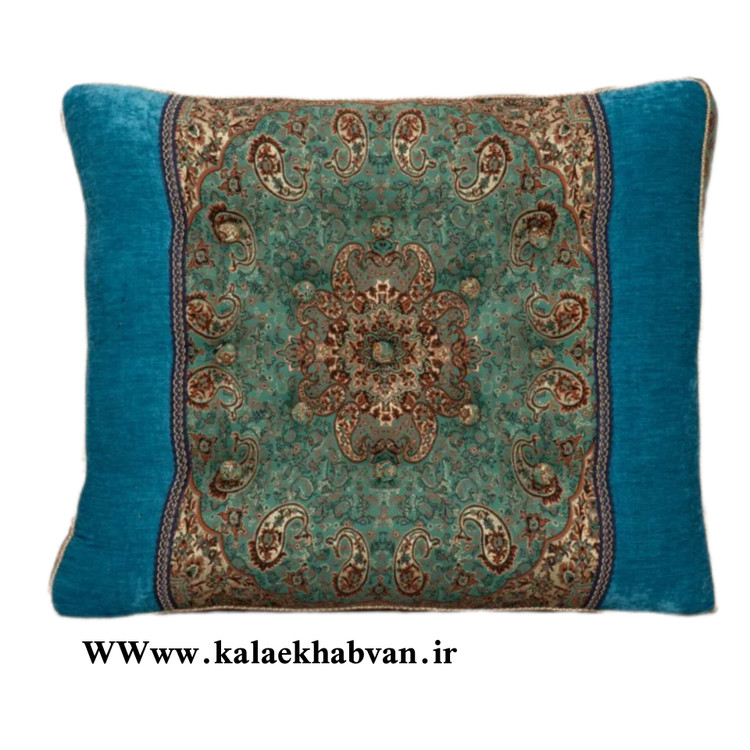 شاه نشین سبزطرح کناره مخمل کد 4598756