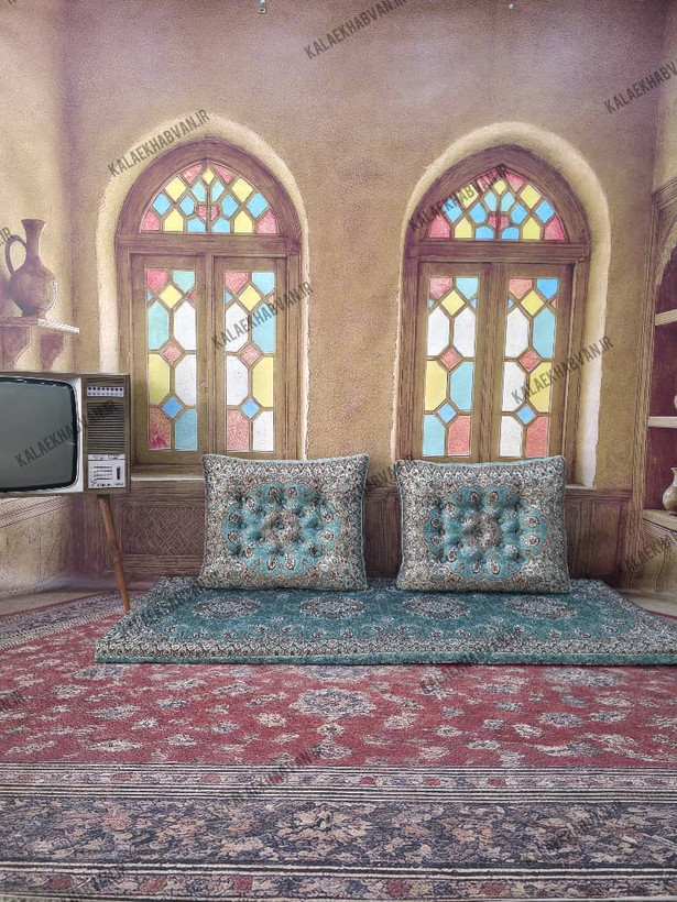 ست 7 تیکه شاه نشین طرح نیلوفر کد 79562